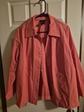 Kohl's Coral Button-Front Blazer Jacket